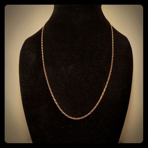 10k gold wire figaro chain